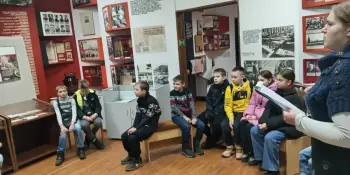 4 "В" класс побывал на экскурсии в ГУ "Борисовский объединённый музей"
