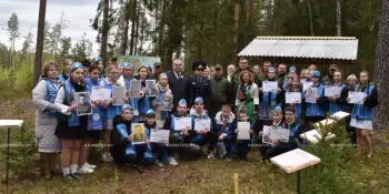 Открытие "Поляны партизан"