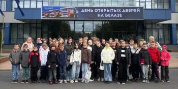 Наши учащиеся на празднике машиностроителей