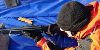 Районные соревнования по биатлону "Снежный снайпер"