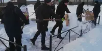 Акция "Обелиск": девятиклассники навели порядок у места захоронения на улице Заводская