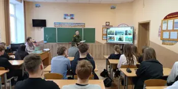 Профориентационная встреча представителей военно-транспортного факультета БелГУТ