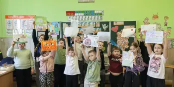 Первый день в воспитательно-оздоровительном лагере "Вяселка"