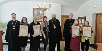 Педагогический коллектив школы отмечен высокой наградой Борисовской епархии