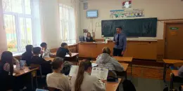 Профориентационная встреча с представителями Борисовского отдела Департамента охраны МВД Республики Беларусь